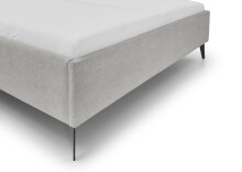 Polsterbett >Paulo mit BK< Liegefläche 180x200 cm, Hellgrau, Stellmaß: 202x120x213cm (BxHxT)