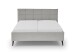 Polsterbett >Paulo mit BK< Liegefläche 180x200 cm, Hellgrau, Stellmaß: 202x120x213cm (BxHxT)