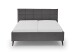 Polsterbett >Paulo mit BK< Liegefläche 160x200 cm, Anthrazit, Stellmaß: 182x120x213cm (BxHxT)