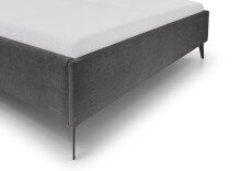 Polsterbett >Paulo mit BK< Liegefläche 180x200 cm, Anthrazit, Stellmaß: 202x120x213cm (BxHxT)