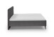 Polsterbett >Paulo mit BK< Liegefläche 180x200 cm, Anthrazit, Stellmaß: 202x120x213cm (BxHxT)