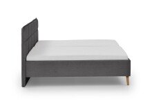 Polsterbett >Paulo mit BK< Liegefläche 160x200 cm, Anthrazit, Stellmaß: 182x120x213cm (BxHxT)