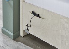 Polsterbett >Cool< Liegefläche 90x200cm, Scala Beige, Stellmaß: 100x90x210cm (BxHxT)