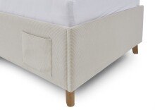 Polsterbett >Cool< Liegefläche 90x200cm, Scala Beige, Stellmaß: 100x90x210cm (BxHxT)