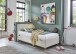 Polsterbett >Cool< Liegefläche 90x200cm, Scala Beige, Stellmaß: 100x90x210cm (BxHxT)