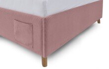 Polsterbett >Cool< Liegefläche 120x200cm, Scala Rose, Stellmaß: 130x90x210cm (BxHxT)