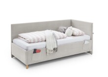 Polsterliege >Cool< Liegefläche 90x200cm, Scala Beige, Stellmaß: 100x90x210cm (BxHxT)