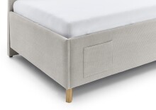 Polsterliege >Cool< Liegefläche 90x200cm, Scala Beige, Stellmaß: 100x90x210cm (BxHxT)