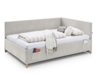 Polsterliege >Cool< Liegefläche 120x200cm, Scala Beige, Stellmaß: 130x90x210cm (BxHxT)