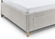 Polsterliege >Cool< Liegefläche 120x200cm, Scala Beige, Stellmaß: 130x90x210cm (BxHxT)