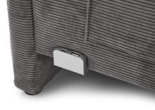 Polsterliege >Cool< Liegefläche 140x200cm, Anthrazit, Stellmaß: 150x90x210cm (BxHxT)