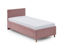 Polsterbett >Cool mit BK< Liegefläche 90x200cm, Rose, Stellmaß: 100x90x210cm (BxHxT)
