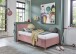 Polsterbett >Cool mit BK< Liegefläche 90x200cm, Rose, Stellmaß: 100x90x210cm (BxHxT)