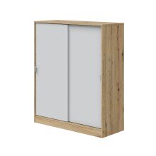 Schuhschrank >GARONA< 6 Fächer, Asteiche Dekor...