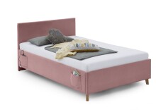 Polsterbett >Cool mit BK< Liegefläche 140x200cm, Rose, Stellmaß: 150x90x210cm (BxHxT)