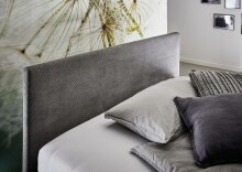 Polsterbett >Cool mit BK< Liegefläche 120x200cm, Anthrazit, Stellmaß: 130x90x210cm (BxHxT)