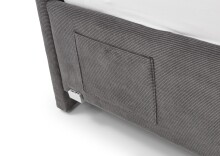 Polsterbett >Cool mit BK< Liegefläche 120x200cm, Anthrazit, Stellmaß: 130x90x210cm (BxHxT)
