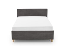 Polsterbett >Cool mit BK< Liegefläche 120x200cm, Anthrazit, Stellmaß: 130x90x210cm (BxHxT)