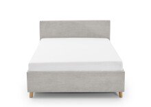 Polsterbett >Cool mit BK< Liegefläche 120x200cm, Beige, Stellmaß: 130x90x210cm (BxHxT)