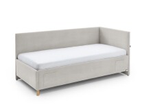 Polsterliege >Cool mit BK< Liegefläche 90x200cm, Scala Beige, Stellmaß: 100x90x210cm (BxHxT)