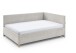 Polsterliege >Cool mit BK< Liegefläche 120x200cm, Scala Beige, Stellmaß: 130x90x210cm (BxHxT)