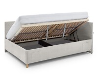 Polsterliege >Cool mit BK< Liegefläche 140x200cm, Scala Beige, Stellmaß: 150x90x210cm (BxHxT)