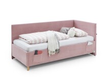 Polsterliege >Cool mit BK< Liegefläche 90x200cm, Scala Rose, Stellmaß: 100x90x210cm (BxHxT)