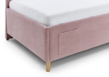 Polsterliege >Cool mit BK< Liegefläche 90x200cm, Scala Rose, Stellmaß: 100x90x210cm (BxHxT)