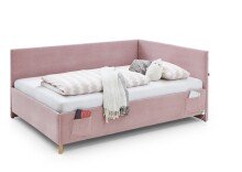 Polsterliege >Cool mit BK< Liegefläche 140x200cm, Scala Rose, Stellmaß: 150x90x210cm (BxHxT)