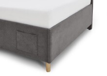 Polsterliege >Cool mit BK< Liegefläche 120x200cm, Anthrazit, Stellmaß: 130x90x210cm (BxHxT)