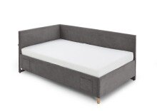 Polsterliege >Cool mit BK< Liegefläche 120x200cm, Anthrazit, Stellmaß: 130x90x210cm (BxHxT)