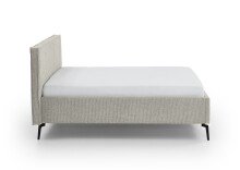 Polsterbett >Riva< Liegefläche 140x200cm, Greige, Stellmaß: 165x112x216cm (BxHxT)