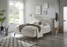 Polsterbett >Riva< Liegefläche 140x200cm, Greige, Stellmaß: 165x112x216cm (BxHxT)