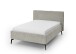 Polsterbett >Riva< Liegefläche 140x200cm, Greige, Stellmaß: 165x112x216cm (BxHxT)