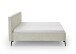 Polsterbett >Riva< Liegefläche 160x200cm, Greige, Stellmaß: 185x112x216cm (BxHxT)