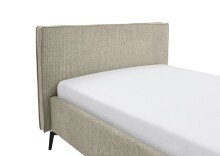 Polsterbett >Riva< Liegefläche 140x200cm, Toffee, Stellmaß: 165x112x216cm (BxHxT)