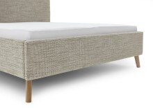 Polsterbett >Riva< Liegefläche 160x200cm, Toffee, Stellmaß: 185x112x216cm (BxHxT)