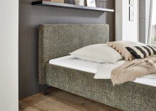Polsterbett >Riva< Liegefläche 180x200cm, Moss, Stellmaß: 205x112x216cm (BxHxT)