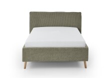 Polsterbett >Riva< Liegefläche 140x200cm, Moss, Stellmaß: 165x112x216cm (BxHxT)