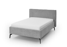 Polsterbett >Riva< Liegefläche 140x200cm, Fog, Stellmaß: 165x112x216cm (BxHxT)