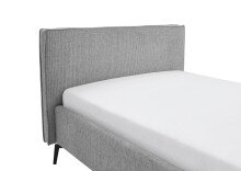 Polsterbett >Riva< Liegefläche 140x200cm, Fog, Stellmaß: 165x112x216cm (BxHxT)