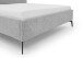 Polsterbett >Riva< Liegefläche 180x200cm, Fog, Stellmaß: 205x112x216cm (BxHxT)