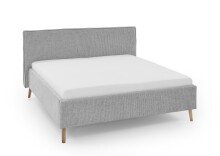 Polsterbett >Riva< Liegefläche 160x200cm, Fog, Stellmaß: 185x112x216cm (BxHxT)