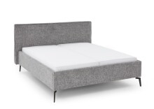 Polsterbett >Riva< Liegefläche 160x200cm, Mouse, Stellmaß: 185x112x216cm (BxHxT)