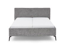 Polsterbett >Riva< Liegefläche 160x200cm, Mouse, Stellmaß: 185x112x216cm (BxHxT)