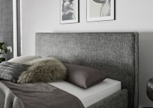 Polsterbett >Riva< Liegefläche 180x200cm, Mouse, Stellmaß: 205x112x216cm (BxHxT)