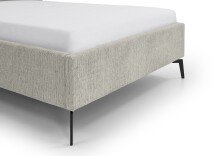 Polsterbett >Riva mit BK< Liegefläche 140x200 cm, Greige, Stellmaß: 165x112x216cm (BxHxT)