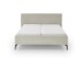 Polsterbett >Riva mit BK< Liegefläche 160x200 cm, Greige, Stellmaß: 185x112x216cm (BxHxT)