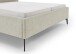 Polsterbett >Riva mit BK< Liegefläche 180x200 cm, Greige, Stellmaß: 205x112x216cm (BxHxT)