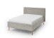 Polsterbett >Riva mit BK< Liegefläche 140x200 cm, Greige, Stellmaß: 165x112x216cm (BxHxT)